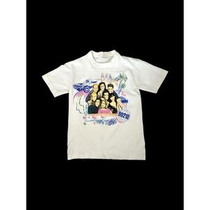 90's Vintage Beverly Hills 90210 Tshirt Anvil Tag Youth Medium Women Small RARE